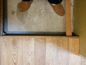 マンション　置床工事　乾式二重床（東京都世田谷区）