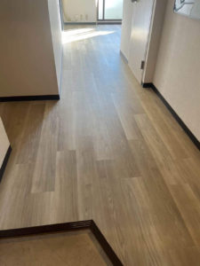 マンション　置床工事　乾式二重床（東京都新宿区）