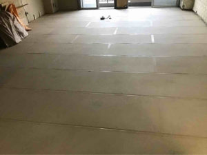 マンション　１日置床工事　乾式二重床（東京都八王子市）