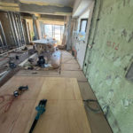 マンション　置床工事　乾式二重床（東京都三鷹市）