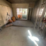 マンション　置床工事　乾式二重床（東京都杉並区）