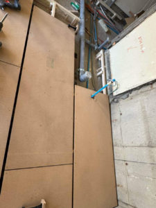 マンション　1日置床工事　乾式二重床（東京都足立区）