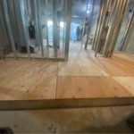 マンション　1日置床工事　乾式二重床（横浜市戸塚区）