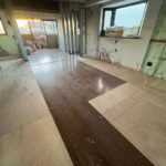 マンション　置床工事　乾式二重床（東京都三鷹市）