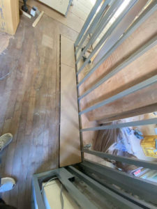 マンション　置床工事　乾式二重床（東京都杉並区）