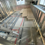 保育園新築工事　置床工事　フリーフロアEP（東京都世田谷区）