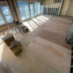 マンション　置床工事　乾式二重床（東京都杉並区）