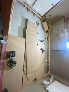 マンション　置床工事　乾式二重床（静岡県熱海市）