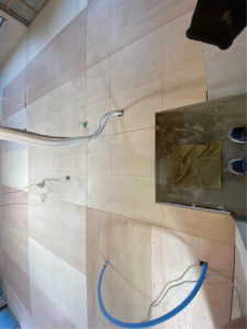 マンション　1日置床工事　乾式二重床（東京都東村山市）