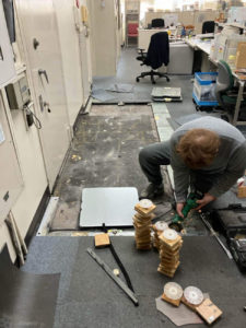 事務所　OAフロア工事　フクビFP3000（東京都世田谷区）