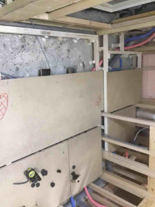 団地　置床工事　乾式二重床（横浜市青葉区）