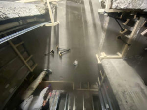 店舗改修　置床工事　フリーフロアCP（東京都新宿区）