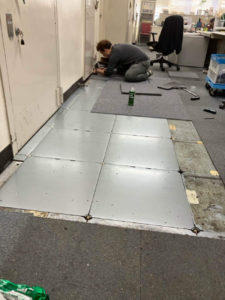 事務所　OAフロア工事　フクビFP3000（東京都世田谷区）