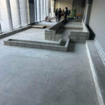 店舗　置床工事　乾式二重床（東京都港区）