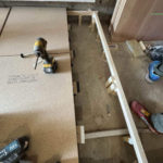 マンション　置床工事　乾式二重床（東京都豊島区）