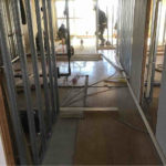 マンション　置床工事　乾式二重床（川崎市高津区）