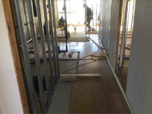 マンション　置床工事　乾式二重床（川崎市高津区）