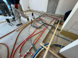 マンション　1日置床工事　フリーフロアＣＰ（東京都港区）