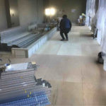 店舗　置床工事　乾式二重床（東京都港区）