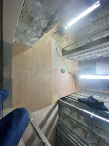 店舗改修　置床工事　フリーフロアCP（東京都新宿区）