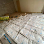 マンション　置床工事　フリーフロアCP（東京都港区）