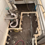 マンション　置床工事　乾式二重床（東京都港区）