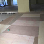 クリニック　置床工事　乾式二重床（東京都文京区）