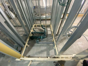 クリニック新装　置床工事　フクビ支持脚（千葉県柏市）