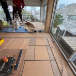 マンション　置床工事　乾式二重床（東京都港区）