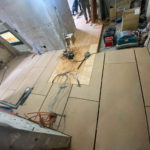 マンション　置床工事　フリーフロアCP（東京都港区）