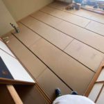マンション　置床工事　乾式二重床（静岡県熱海市）
