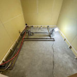 店舗　置床工事　フリーフロアCP（東京都渋谷区）