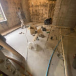 マンション　置床工事　フリーフロアCP（東京都港区）