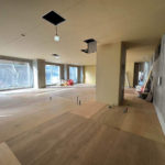 クリニック新装　置床工事　乾式二重床（東京都西東京市）