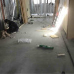 オフィス　置床工事　乾式二重床（横浜市戸塚区）