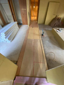 マンション　置床工事　フリーフロアCP（東京都世田谷区）