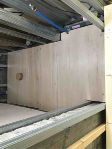 マンション改修　置床工事　乾式二重床（東京都港区）