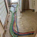 マンション　置床工事　乾式二重床（東京都中野区）