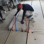 マンション　置床工事　乾式二重床（東京都世田谷区）