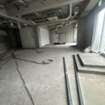 オフィス　置床工事　乾式二重床（東京都港区）