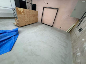 店舗　置床工事　乾式二重床（東京都板橋区）