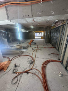 マンション　置床工事　乾式二重床（東京都港区）