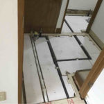 マンション　置床工事　万協断熱材BN-30（川崎市多摩区）