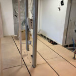 マンション　置床工事　乾式二重床（横浜市栄区）