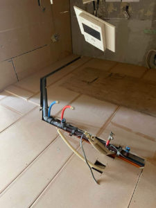 マンション　置床工事　乾式二重床（横浜市港北区）