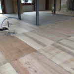 クリニック新装　置床工事　乾式二重床（千葉県千葉市）