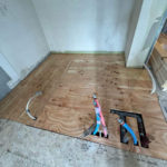 マンション　１日置床工事　乾式二重床（東京都杉並区）