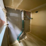 店舗　置床工事　乾式二重床（横浜市戸塚区）