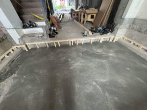 戸建て住宅　置床工事　乾式二重床（横浜市中区）