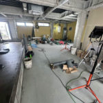 店舗　置床工事　乾式二重床（横浜市戸塚区）